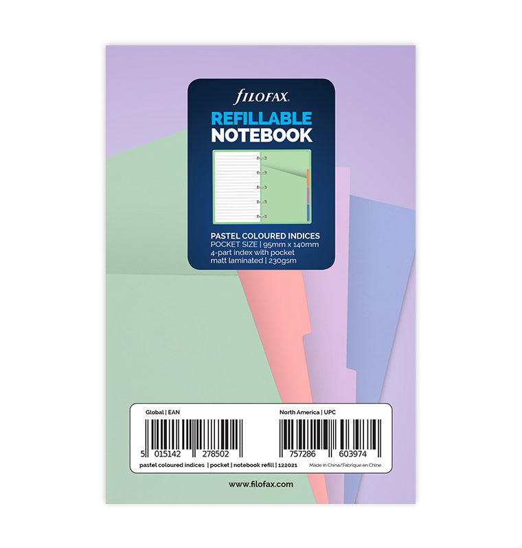 filofax-notebook-trennbl-tter-pastel-blanko-4er-pocket image 3
