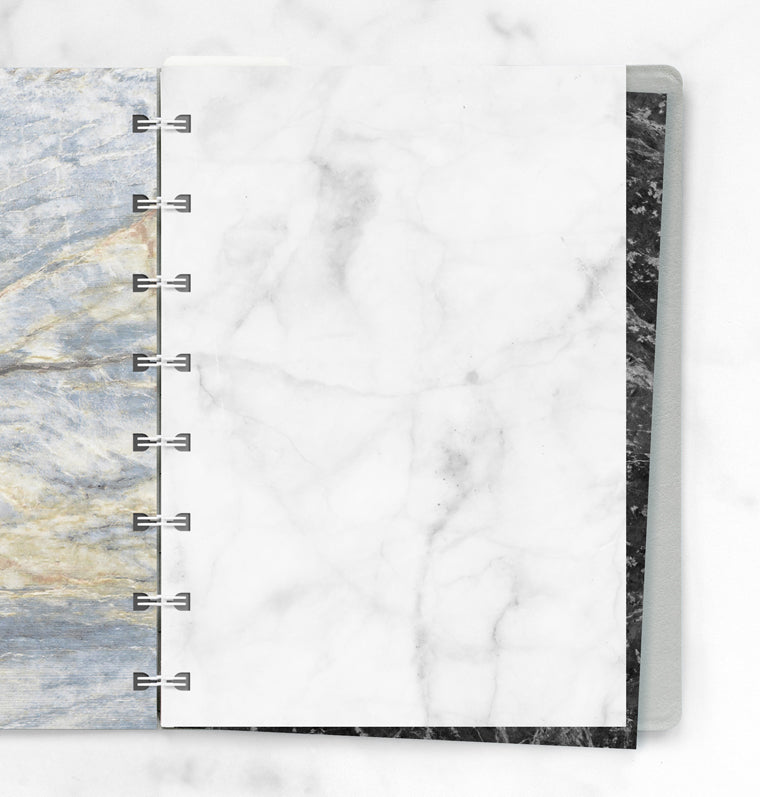 filofax-notebook-einlagen-a5-blanko-marble-notizpapier image 2