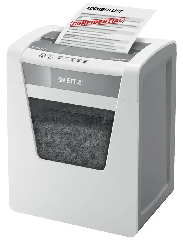 leitz-iq-office-p5-aktenvernichter-mikroschnitt-10-blatt-23-l-wei-80020000 image 1