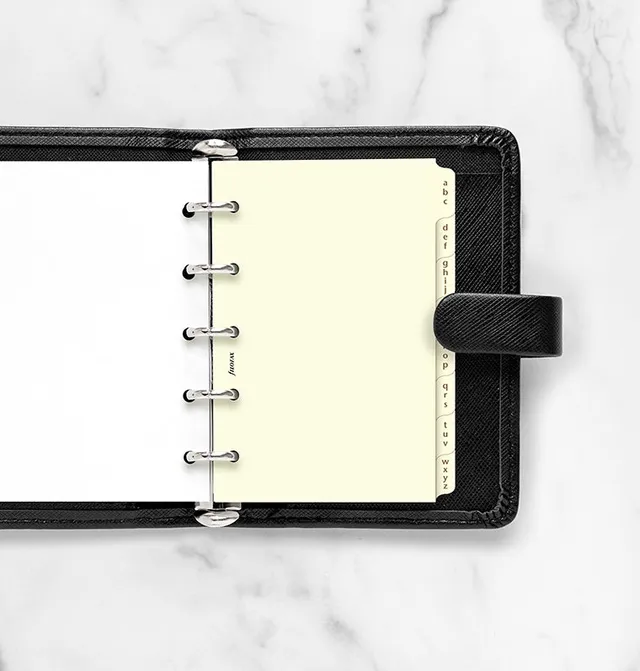 filofax-a-z-register-cotton-cream-mini-alphabet-tabs image 1