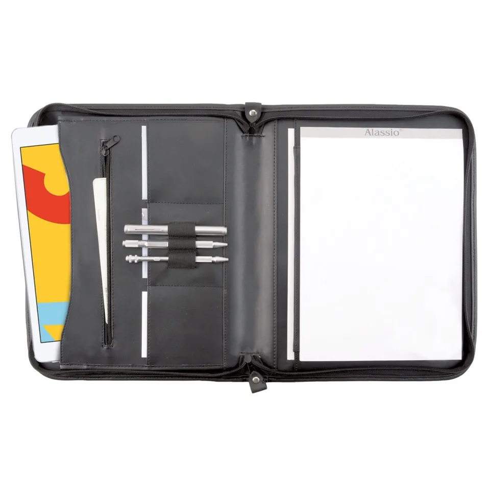 alassio-rei-verschlussmappe-a4-milano-leder-schwarz image 1