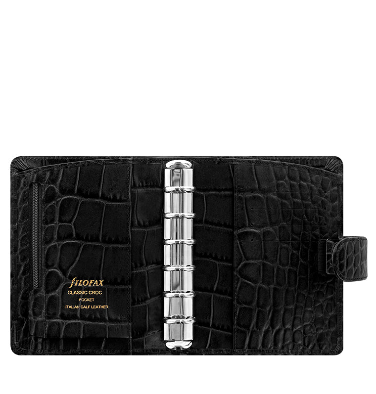 filofax-classic-croc-pocket-organiser-aus-kalbleder image 3