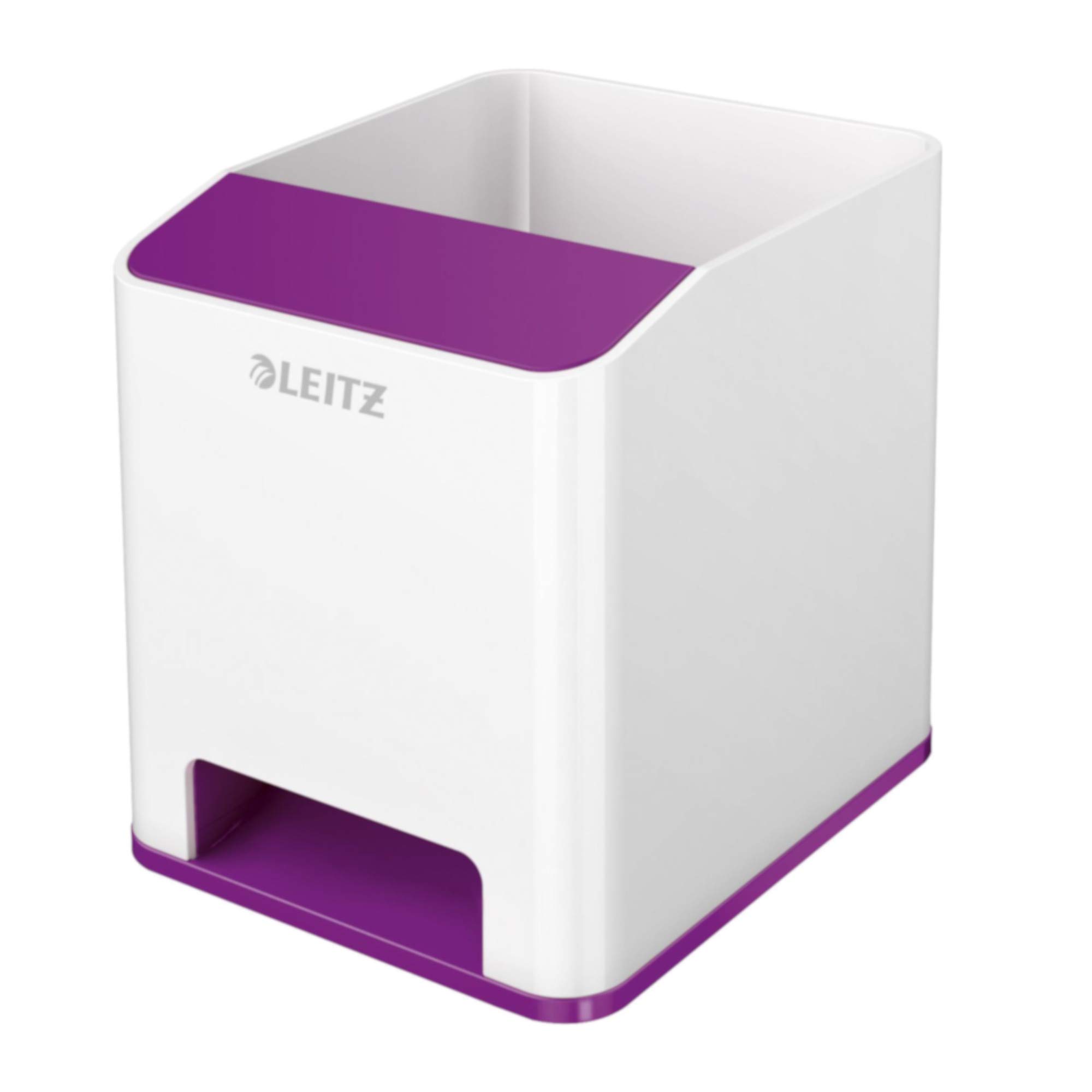 leitz-wow-sound-stiftek-cher-duo-colour-wei-gr-n-mit-smartphone-fach image 7