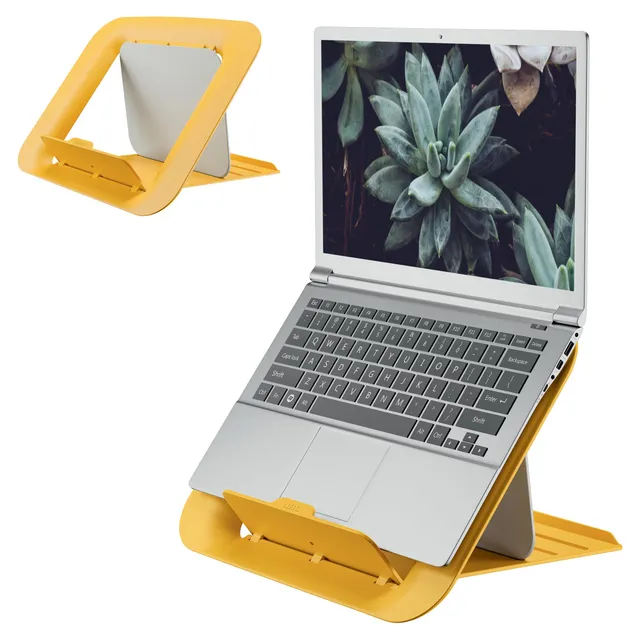 leitz-ergo-cosy-laptopst-nder-h-henverstellbar-13-17-gelb image 1