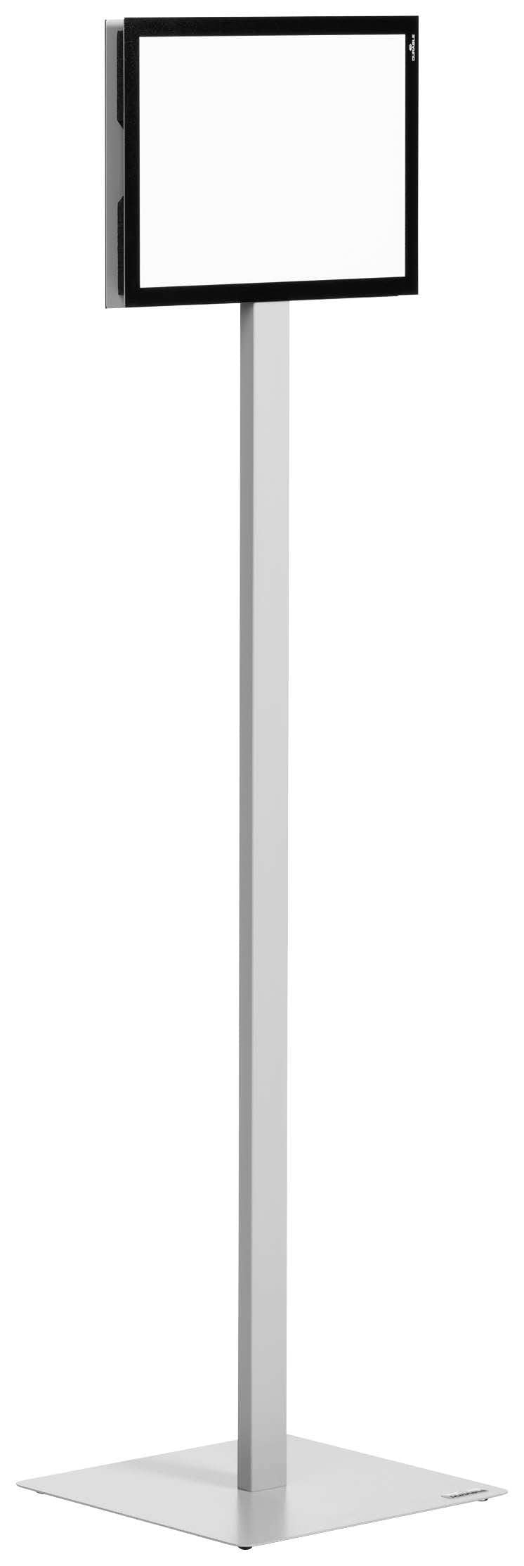durable-info-stand-basic-infost-nder-a4-drehbar-grau-mit-2x-duraframe-magnetic-s image 3