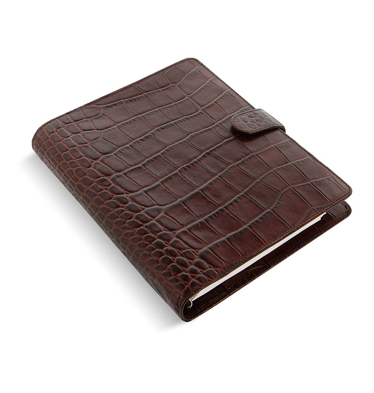 filofax-classic-croc-a5-organiser-kalbleder-mit-krokodilpr-gung image 2