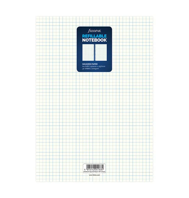 filofax-notebook-nachf-llung-a4-kariert-einlagen-f-r-nachf-llbare-notizb-cher image 1