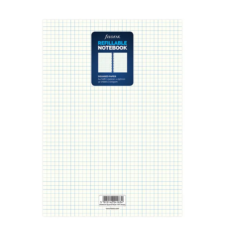 filofax-notebook-nachf-llung-a4-kariert-einlagen-f-r-nachf-llbare-notizb-cher image 1
