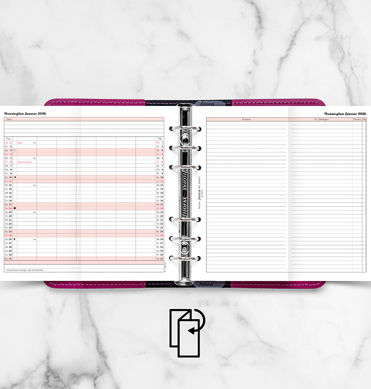 filofax-professional-personal-monatsplaner-leporellos-2026-deutsch image 3