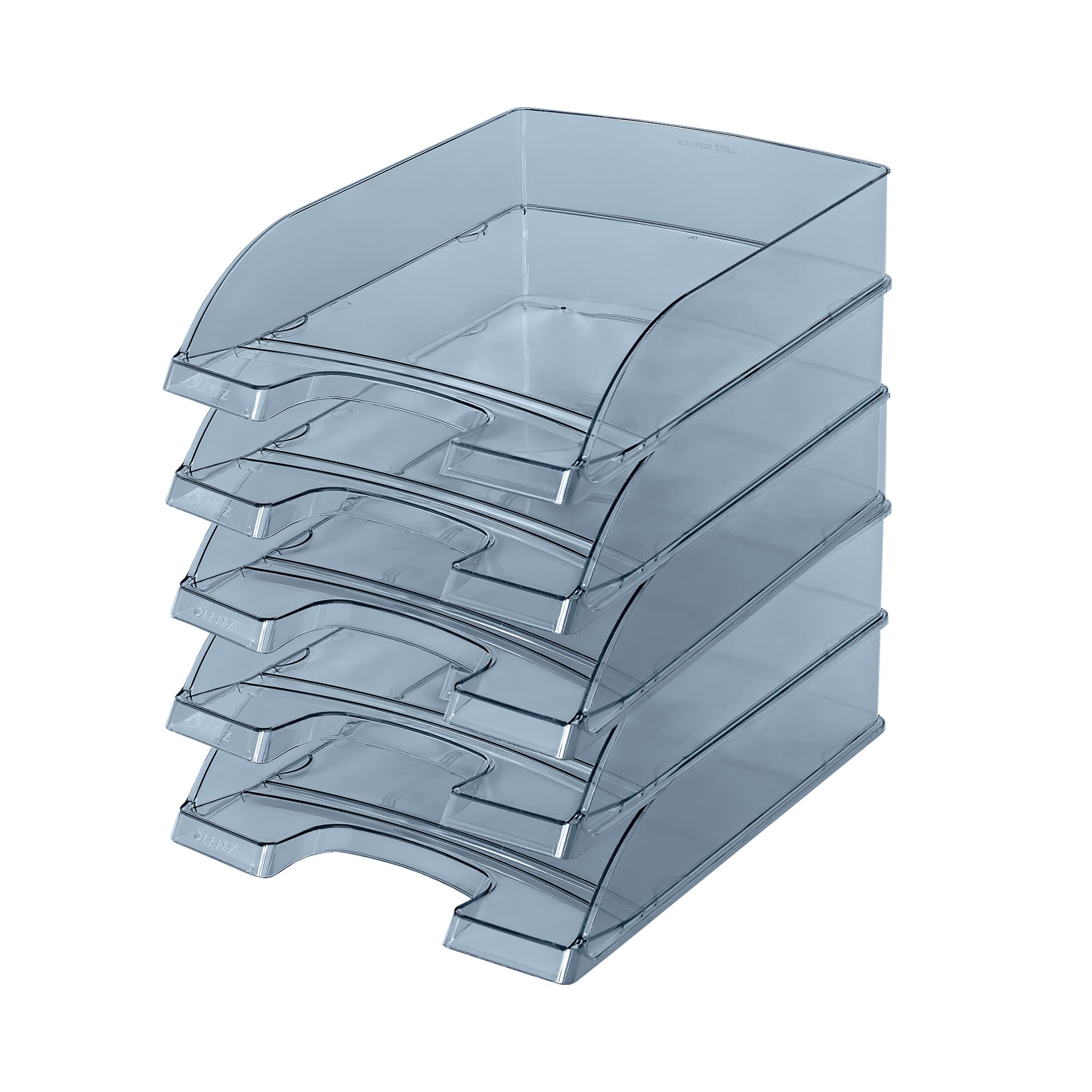leitz-plus-briefkorb-standard-a4-5er-pack-glasklar image 5