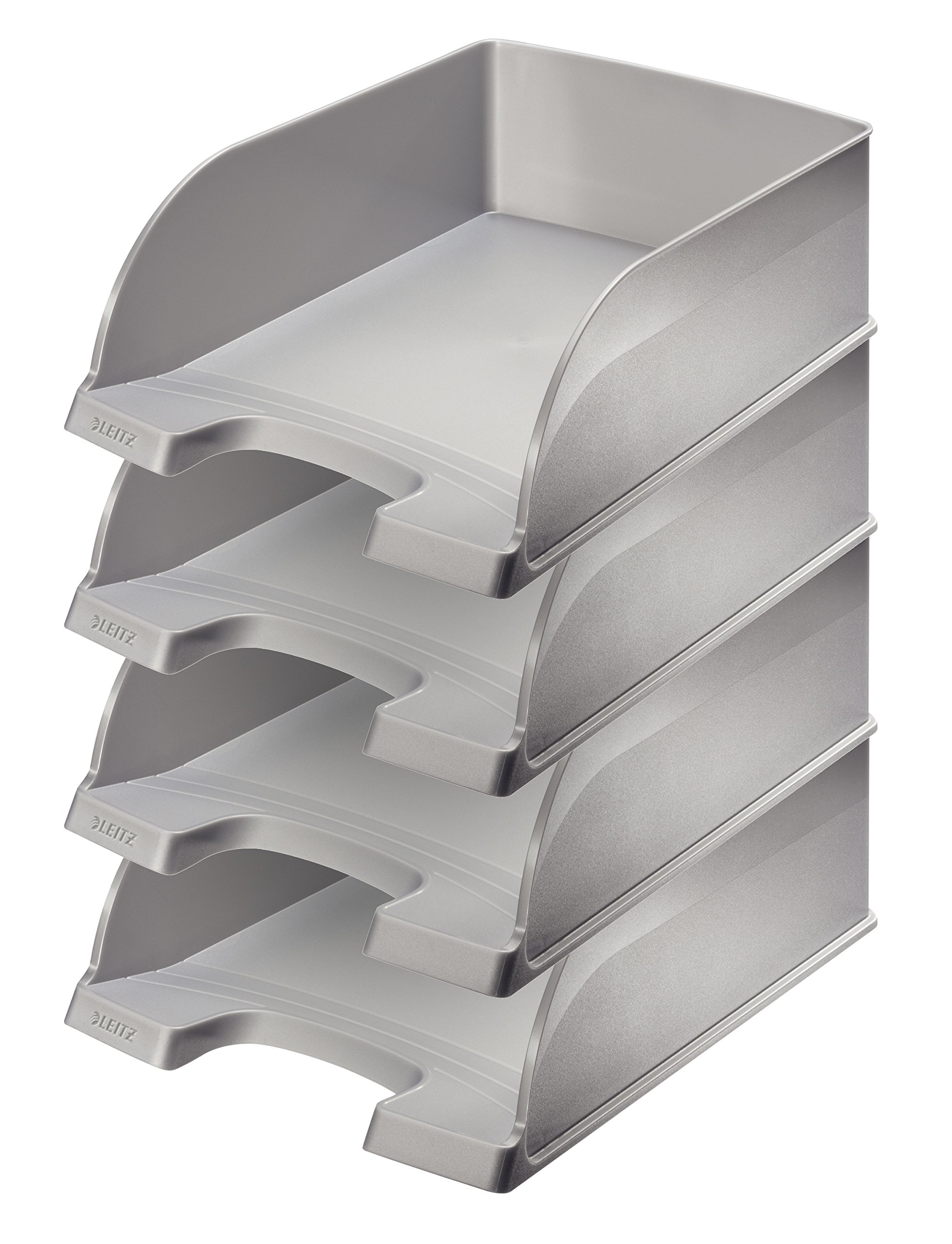 leitz-plus-briefkorb-a4-jumbo-blau-4er-pack-stapelbar image 6