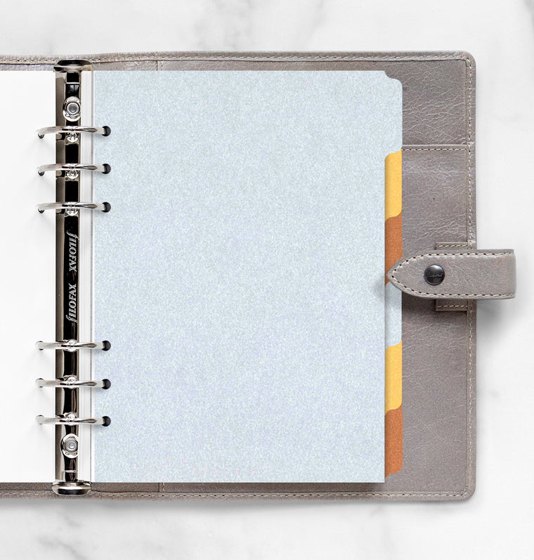 filofax-trennbl-tter-metallic-blanko-6er-set-a5-ros-gold-gold-silber image 1
