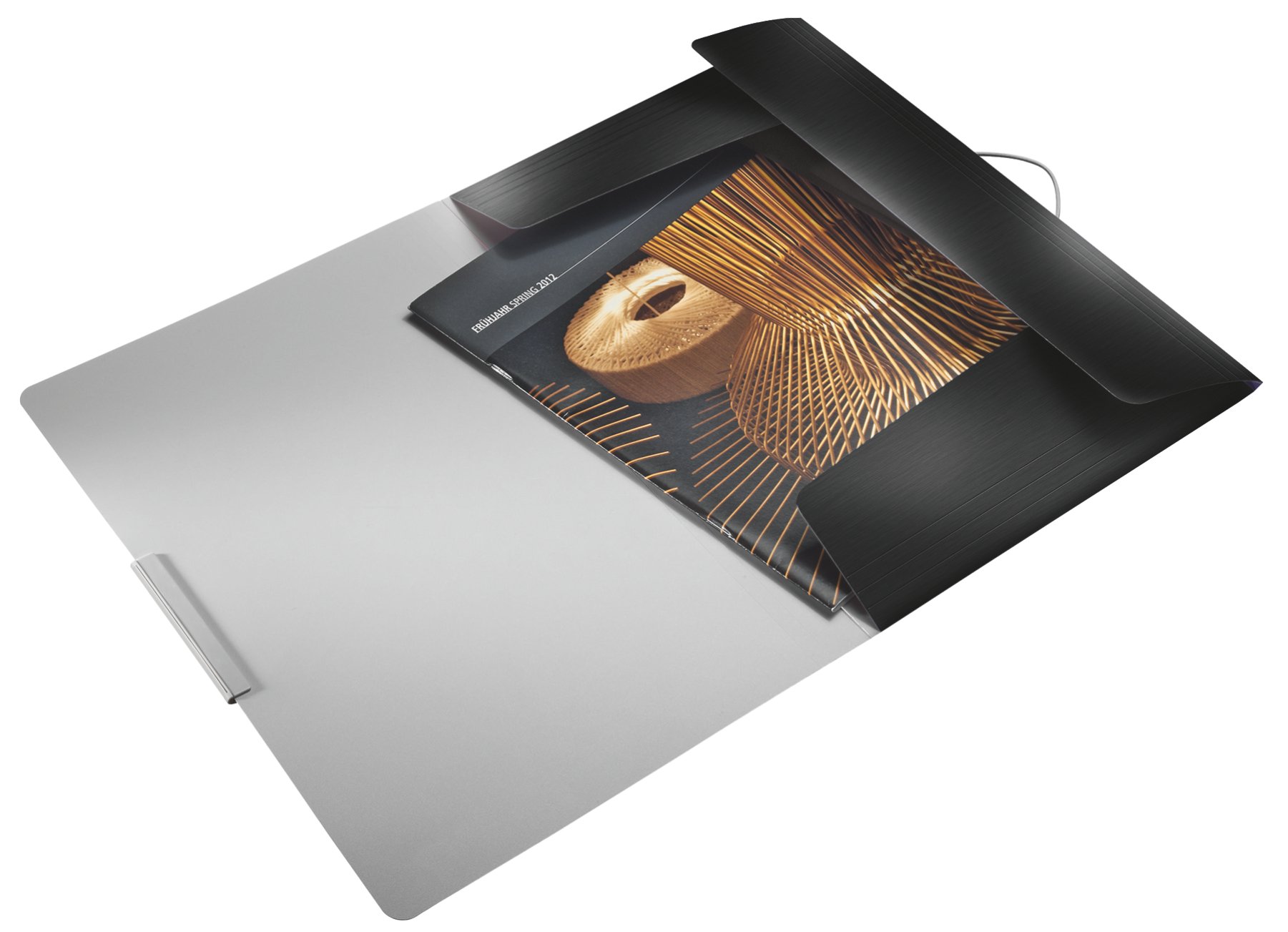 leitz-style-eckspannermappe-a4-pp-satin-schwarz-mit-gummizug image 5