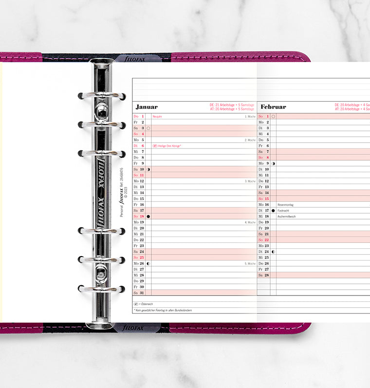 filofax-professional-jahresplaner-deutsch-personal-2026-leporello image 2