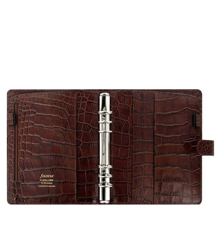 filofax-classic-croc-a5-organiser-kalbleder-mit-krokodilpr-gung image 3