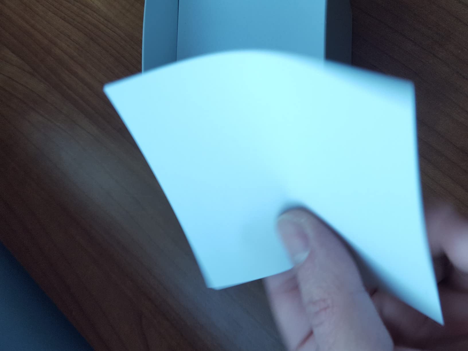 Box top, Papier geht so