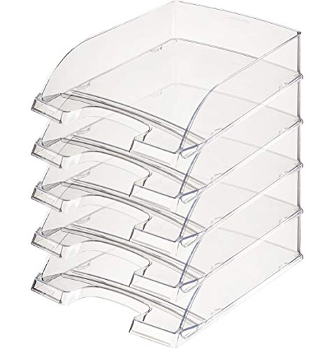leitz-plus-briefkorb-standard-a4-5er-pack-glasklar image 7