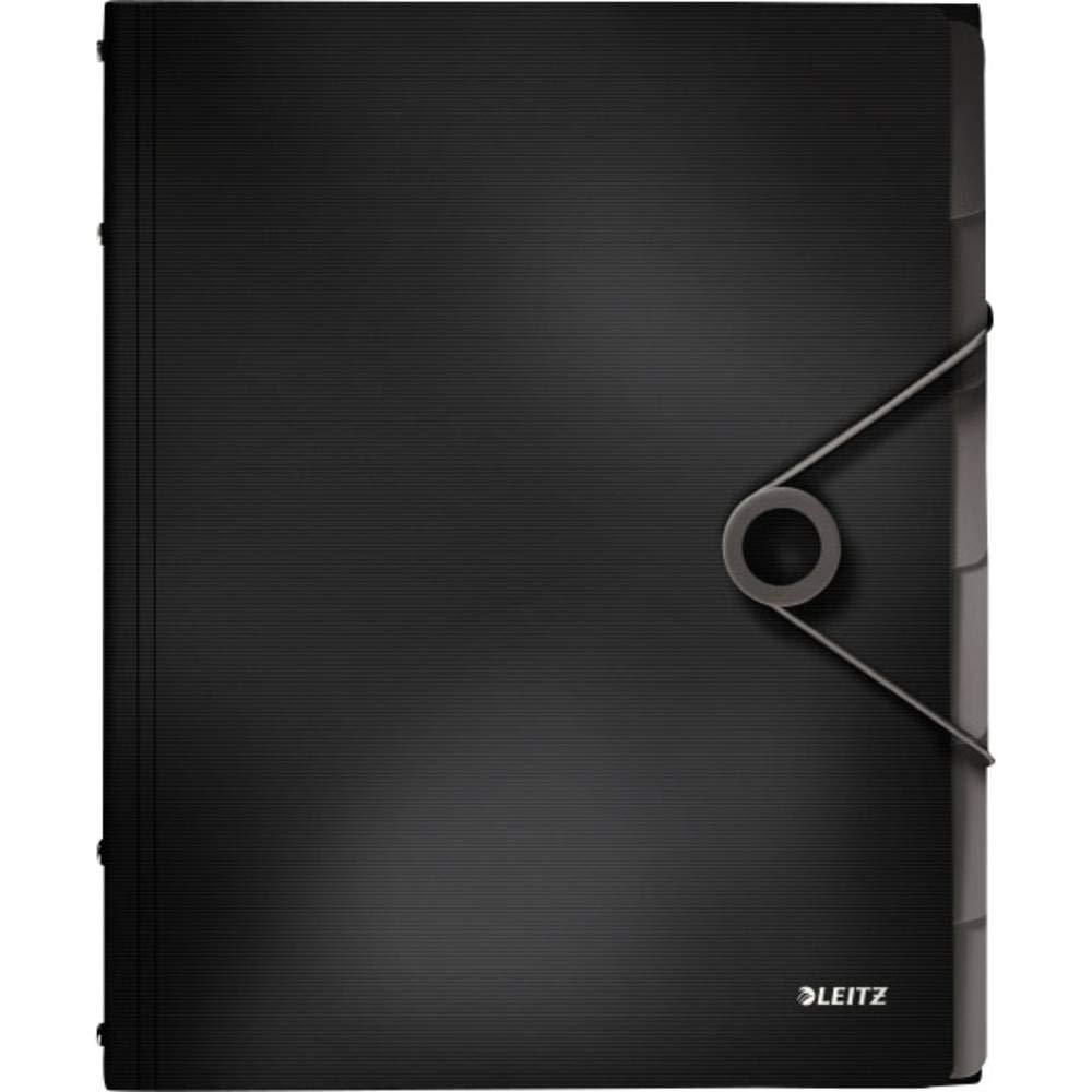leitz-solid-ordnungsmappe-pp-a4-6-f-cher-schwarz image 1