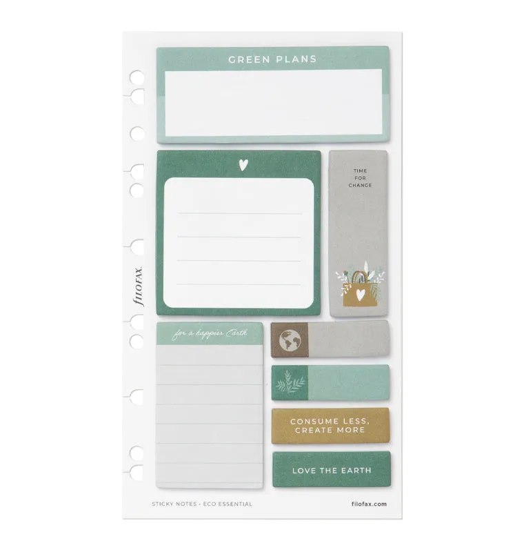 filofax-eco-essential-haftnotizen-set-f-r-a5-personal-8-bl-cke image 1