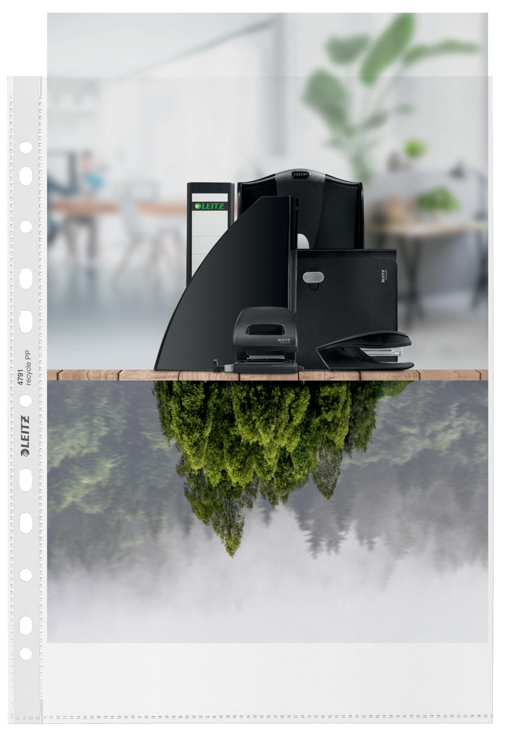 leitz-prospekth-llen-a4-matt-100-st-ck-100-mic-recycle-47910003 image 1
