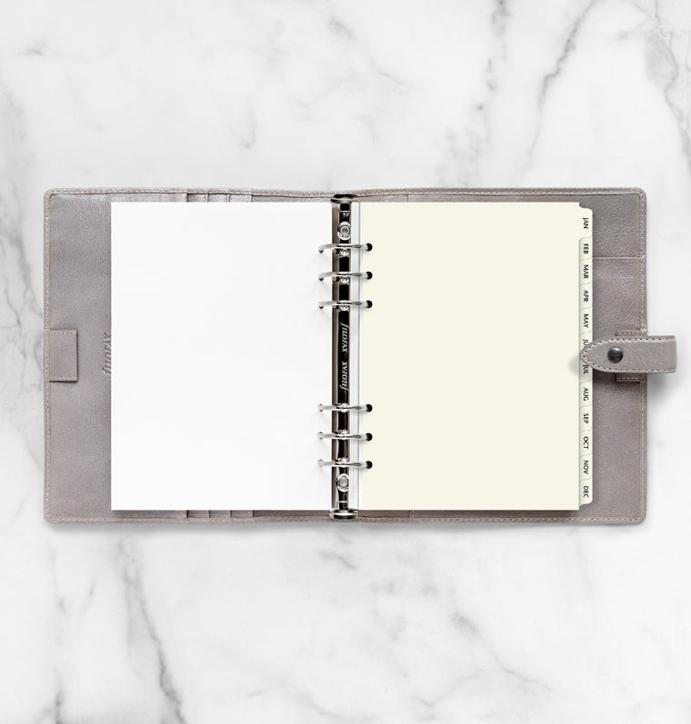 filofax-monatsregister-januar-dezember-a5-cream image 4