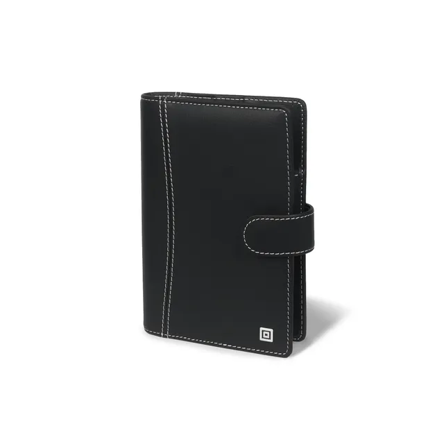 time-system-montana-compact-ringbuch-schwarz-mit-verschlusslasche-italienisches- image 1