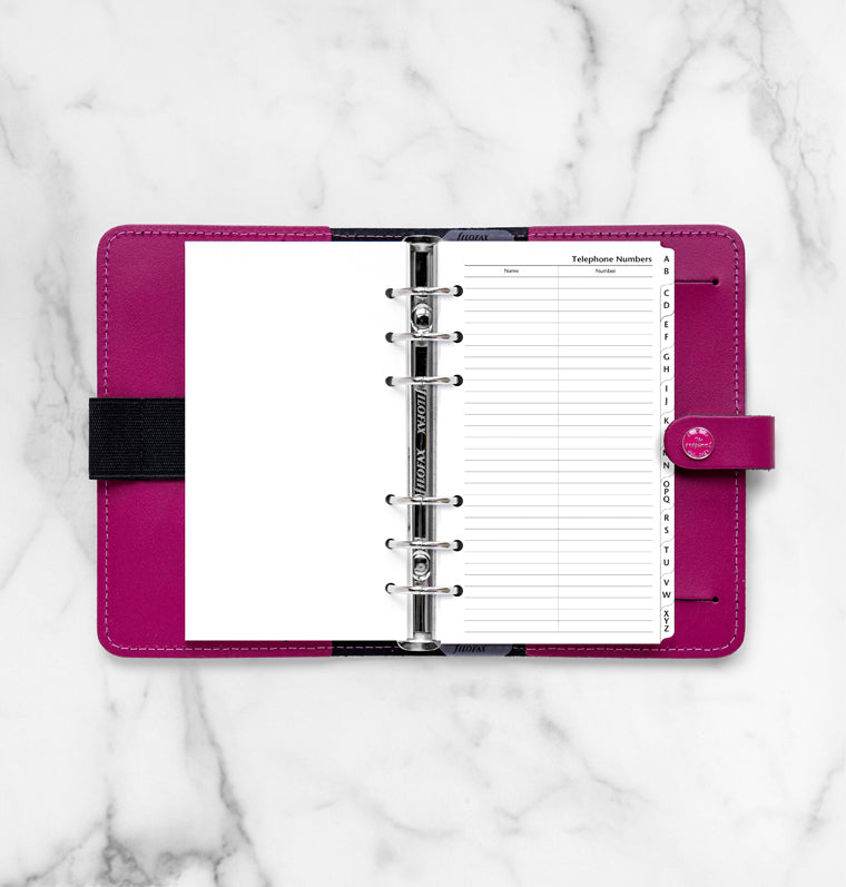 filofax-personal-a-z-register-wei-adressregister-2-buchstaben-pro-tab image 2