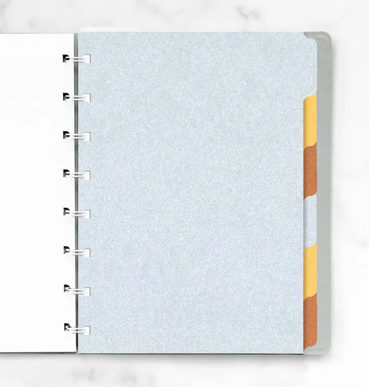 filofax-notebook-trennbl-tter-metallic-a5-6er-set image 1