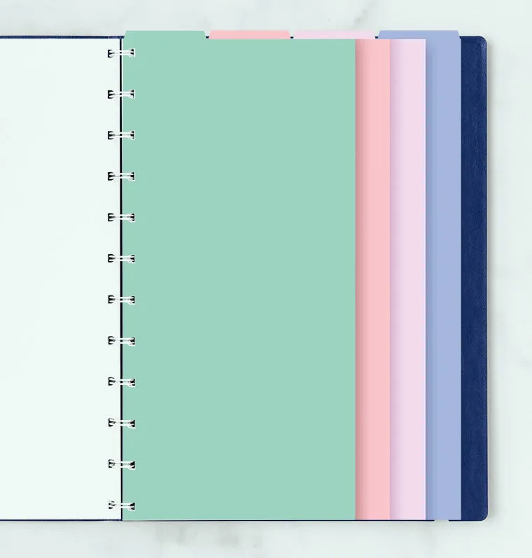 filofax-4er-blanko-notebook-trennbl-tter-pastel-a4 image 1