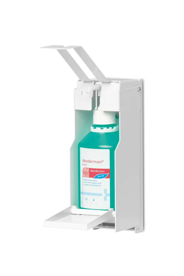 durable-589302-wandspender-f-r-desinfektionsmittel-und-seife-bis-500-ml-wei image 1