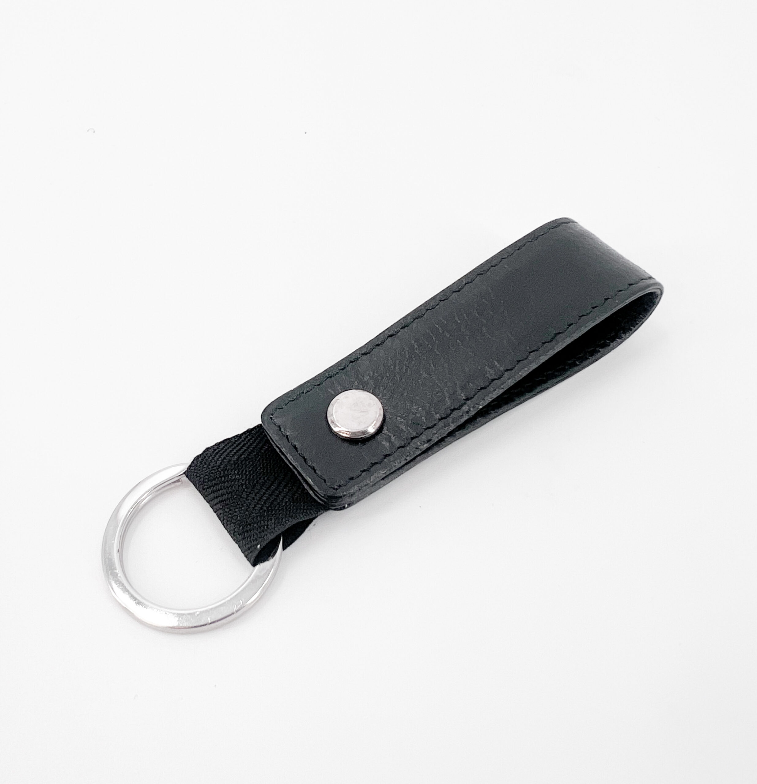 alassio-schl-sselanh-nger-mit-schlaufe-leder-und-metallring image 1