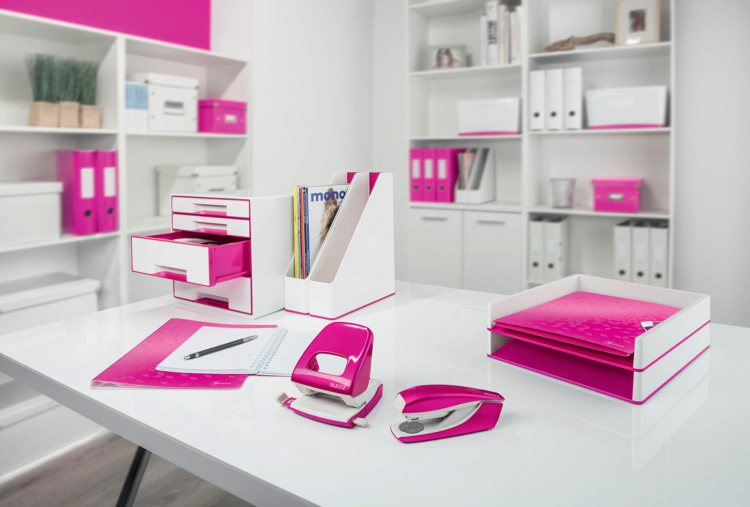 leitz-wow-be-mobile-kollegblock-a4-46440023-pp-liniert-pink-metallic image 7