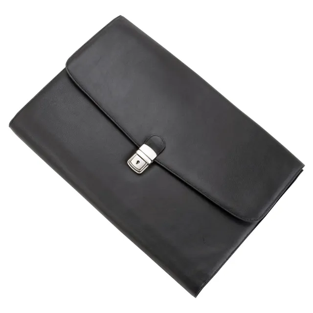 alassio-dokumententasche-udine-leder-aktentasche-schwarz-28-x-39-x-2-cm-mit-schl image 1