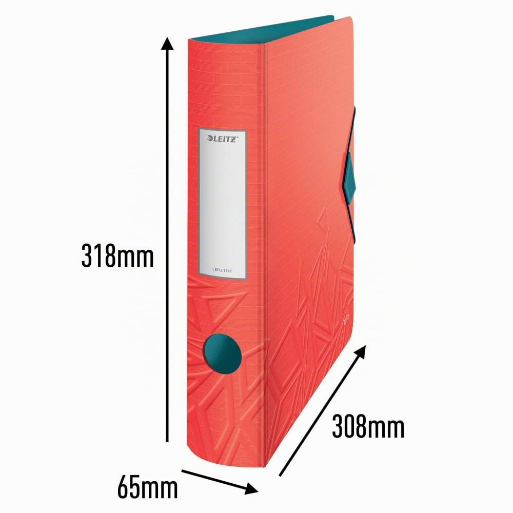 leitz-180-active-qualit-ts-ordner-a4-schmal-urban-chic-rot-11170020 image 2