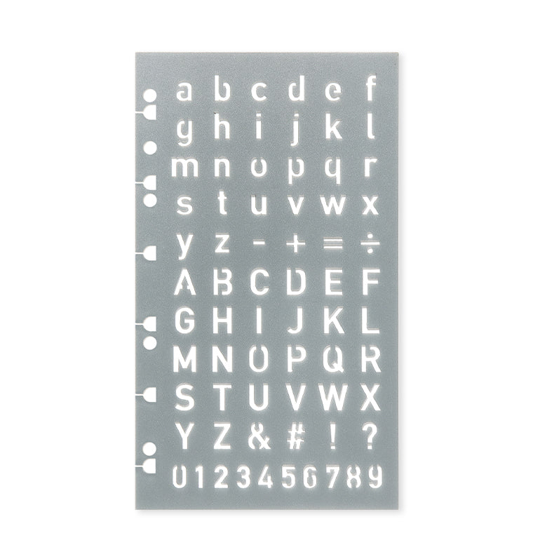 filofax-buchstabenschablone-f-r-personal-a5-a4 image 1