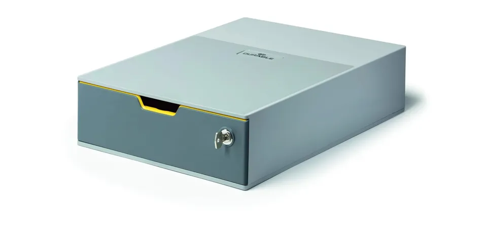 durable-varicolor-1-safe-schubladenbox-abschlie-bar-anthrazit-gelb image 1