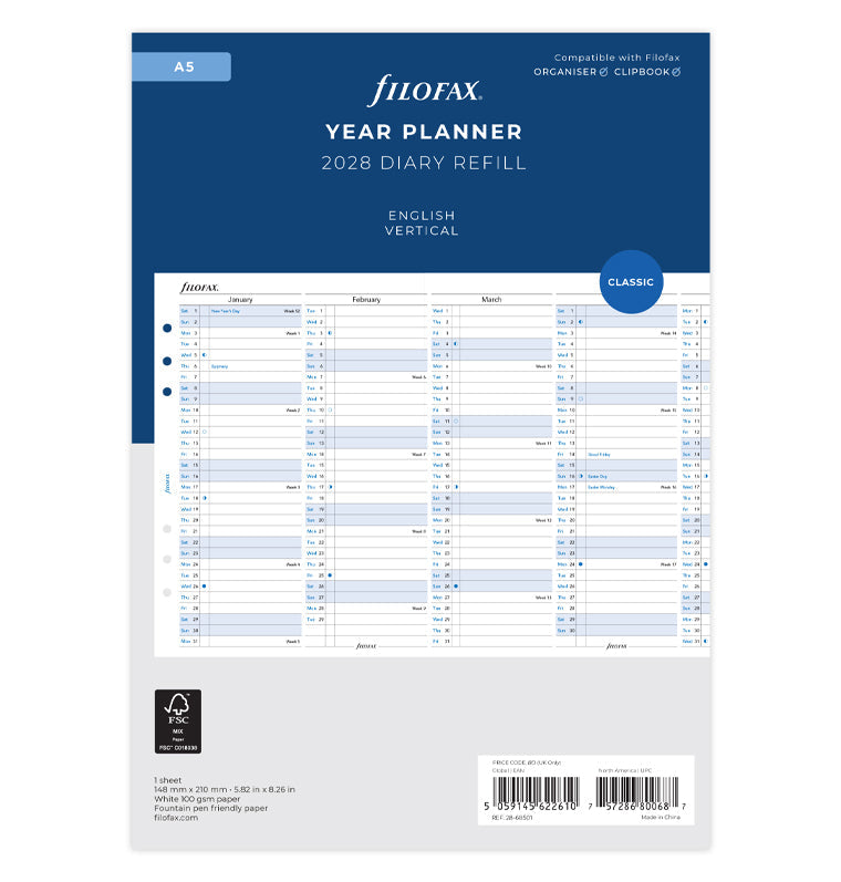filofax-jahresplaner-englisch-a5-2028-leporello-2 image 1