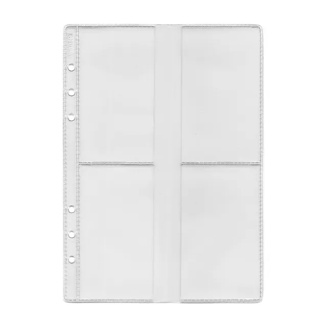 time-system-klarsichth-lle-f-r-8-visitenkarten-5-st-ck-business-a5-zubeh-r image 1