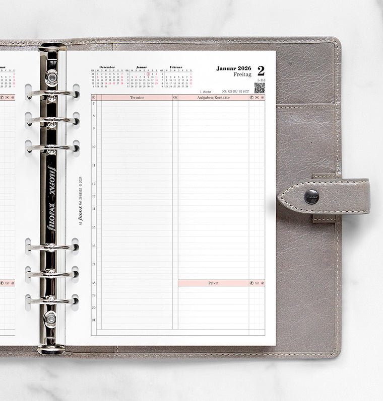 filofax-professional-kalendereinlage-a5-2026-1-tag-1-seite-deutsch image 2