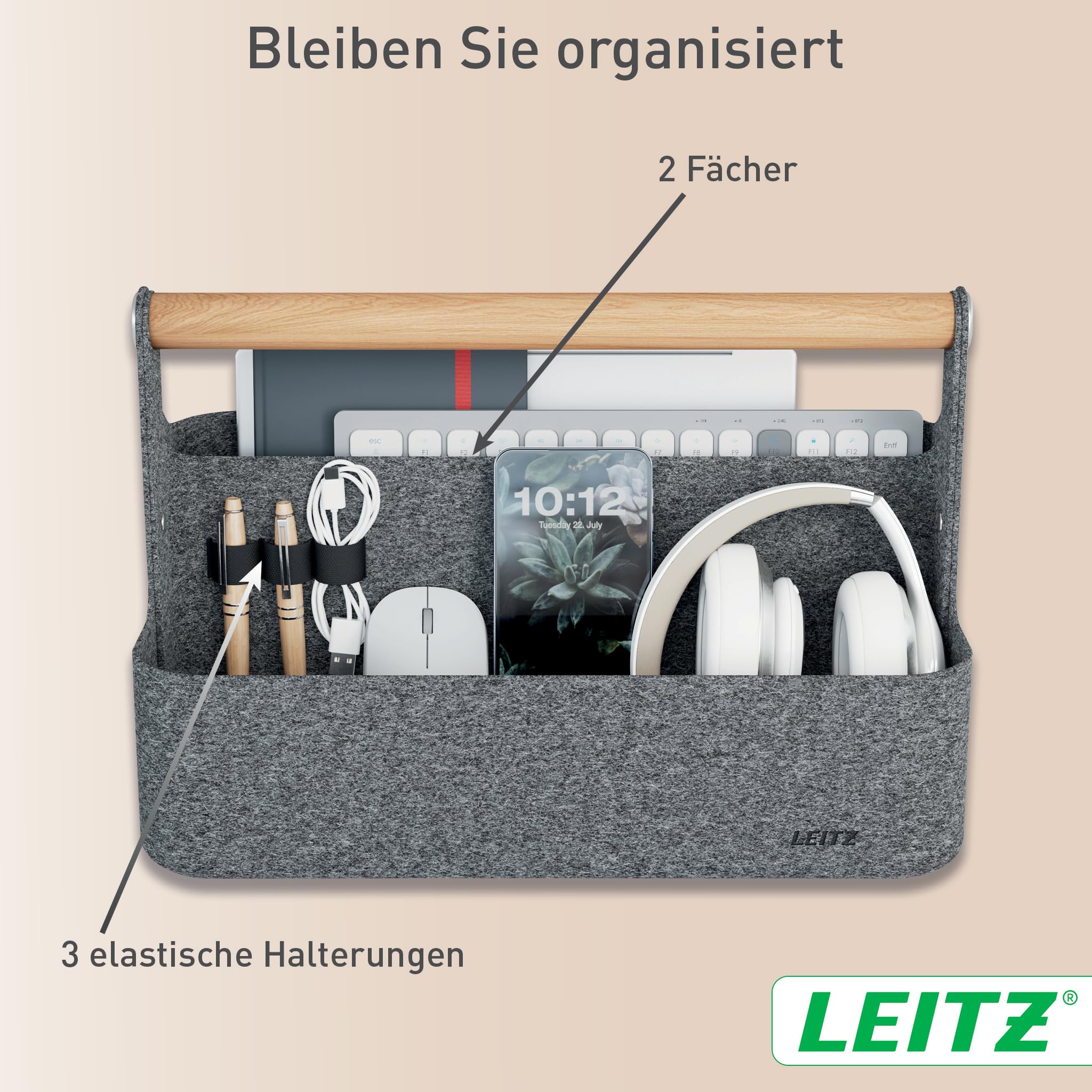 leitz-schreibtisch-organizer-mit-griff-filz-dunkelgrau-38-cm image 4