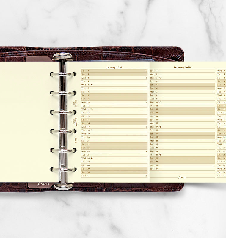 filofax-jahresplaner-cotton-cream-englisch-pocket-2028 image 2