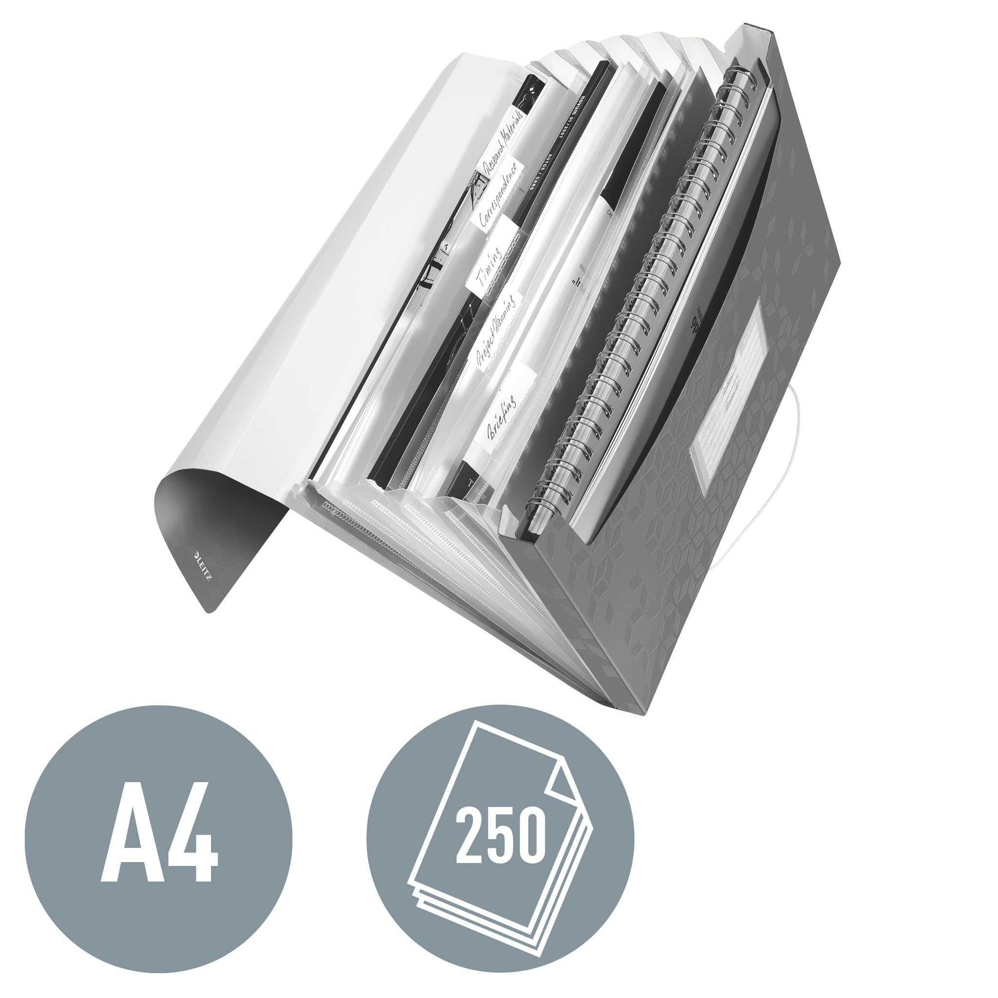 leitz-wow-f-chermappe-a4-6-f-cher-pp-eisblau image 3