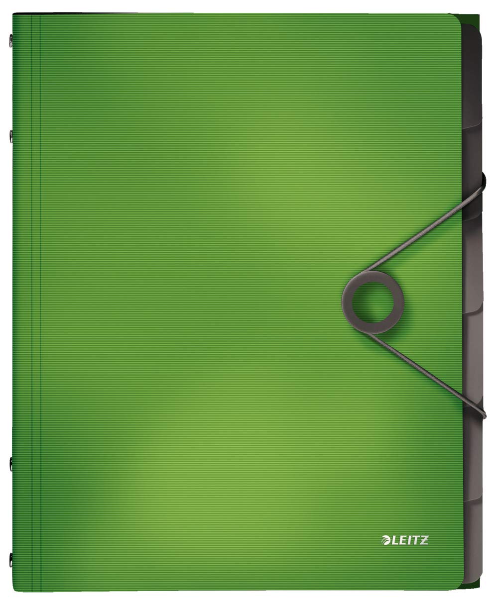 leitz-solid-ordnungsmappe-pp-a4-6-f-cher-schwarz image 4