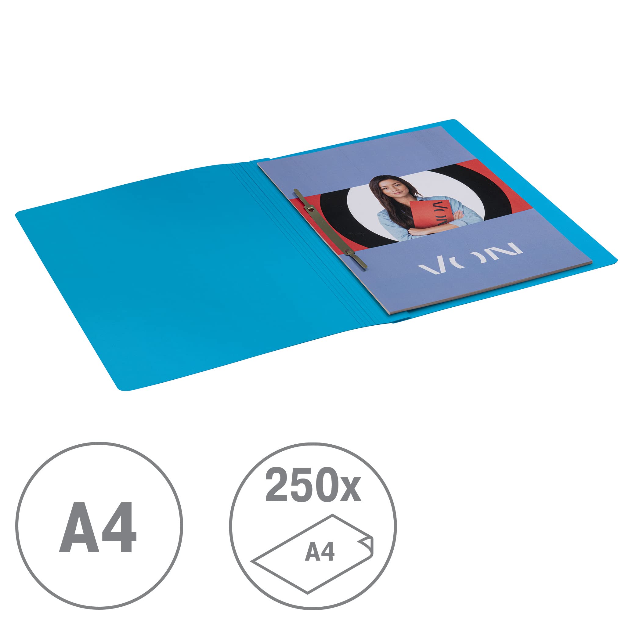 von-leitz-schnellhefter-a4-recycling-10er-pack-blau-30160035 image 2