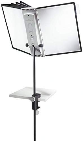 durable-sherpa-tischhalter-mit-10-sichttafeln-a4-schwarz-581800-tischklemme-stat image 3