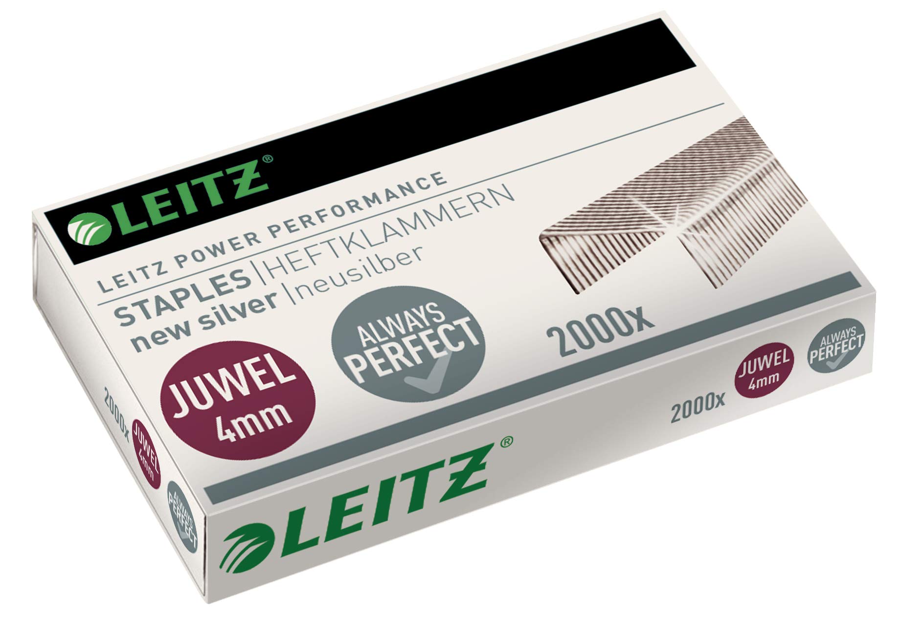 leitz-juwel-heftklammern-4-mm-box-mit-2000-st-ck-neusilber-56410000 image 1