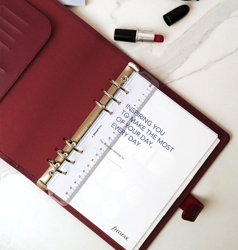 filofax-saffiano-a5-organiser-modular-kunstleder-mit-entnehmbaren-ringen image 8