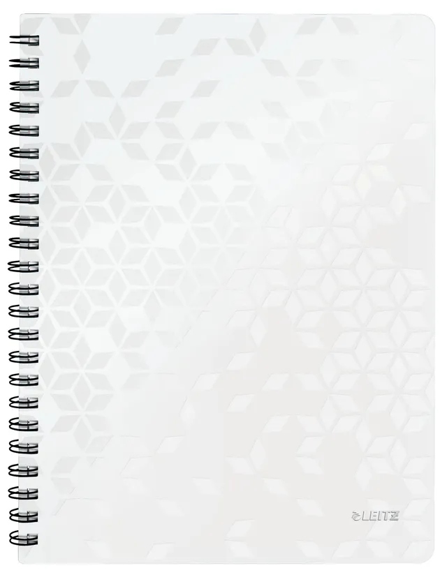 leitz-wow-collegeblock-a4-kariert-80-blatt-doppelspiral-wei image 1