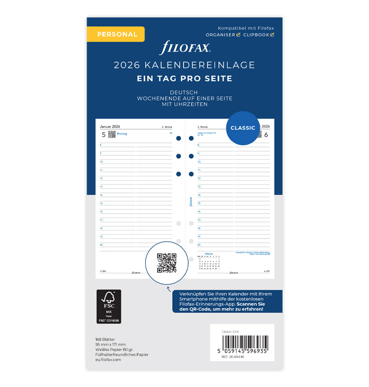 filofax-kalendereinlage-personal-2026-1-tag-1-seite-deutsch image 1