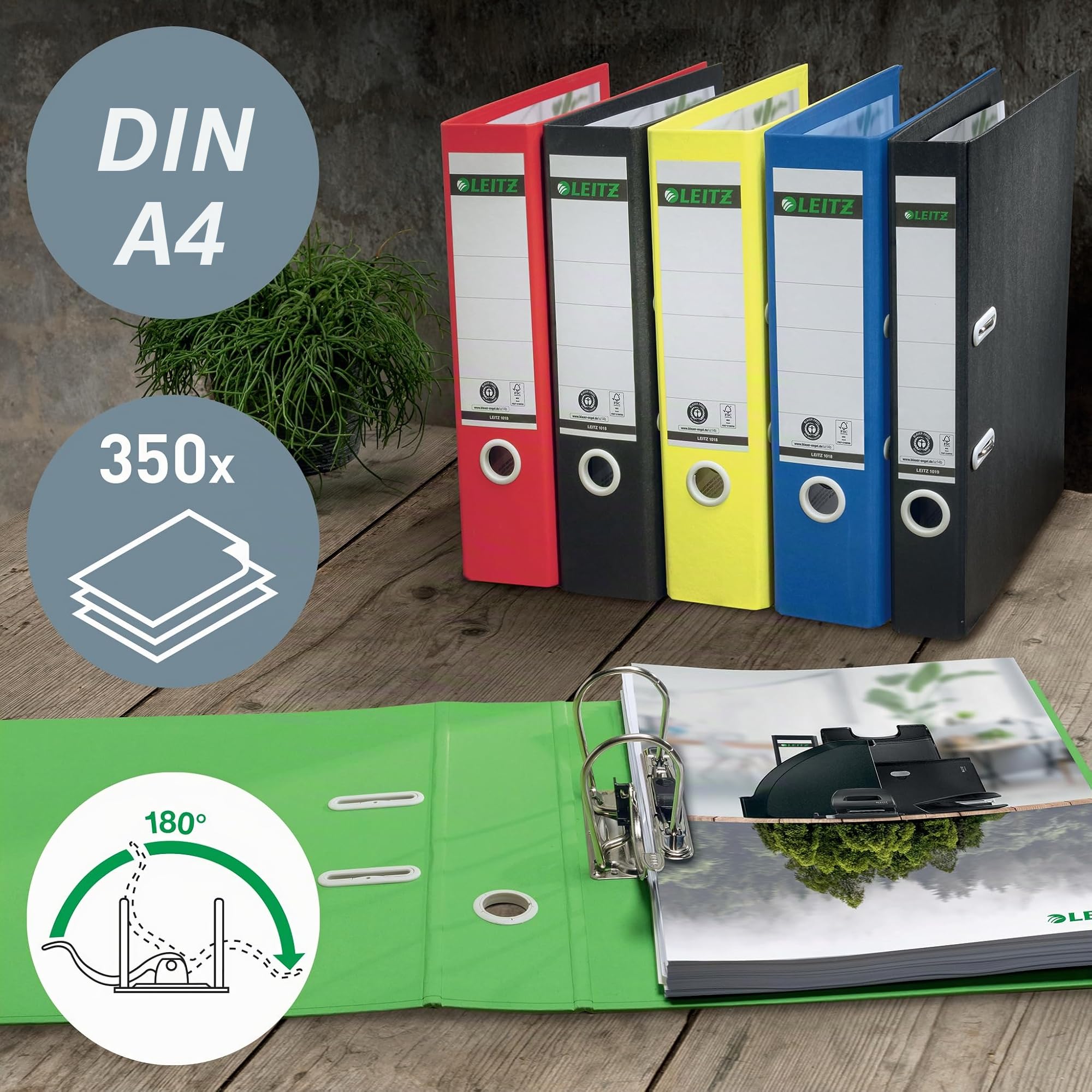 leitz-recycle-qualit-ts-ordner-180-a4-gr-n-10190055-10er-pack-50-mm-f-r-350-blat image 2